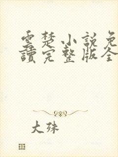云楚小说免费阅读完整版全文封面