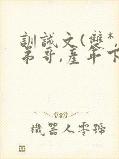 训诫文(双*,弟哥,产年下)小说
