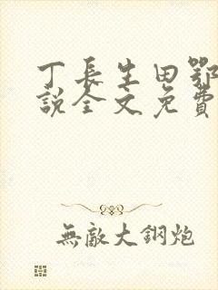 丁长生田鄂茹小说全文免费阅读笔趣阁封面