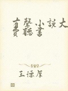有声小说大全免费听书