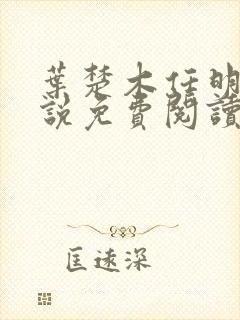叶楚木任明曦小说免费阅读最新章节封面