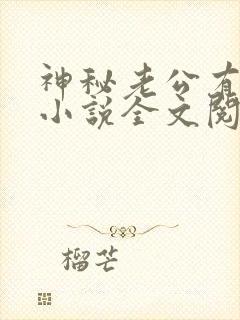 神秘老公有点坏小说全文阅读封面