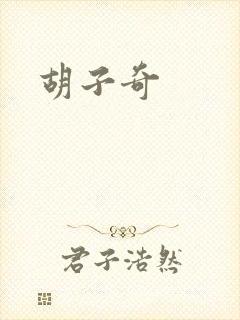胡子奇封面