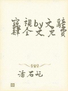 窃视by文辞恣肆全文免费阅读笔趣阁封面