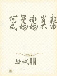 何曼微肖毅奉子成婚婚不由己