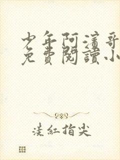 少年阿滨哥全文免费阅读小说封面