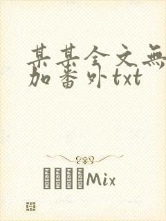 某某全文无删减加番外txt封面
