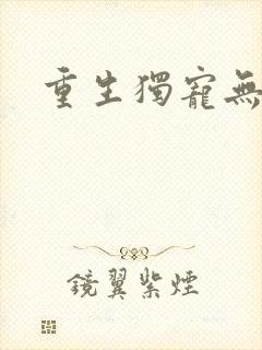 重生独宠无二