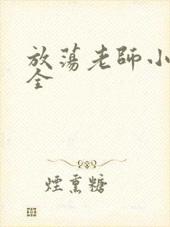 放荡老师小说大全