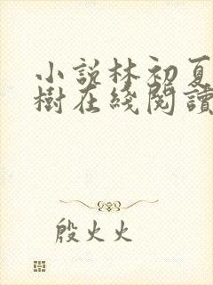 小说林初夏秦嘉树在线阅读