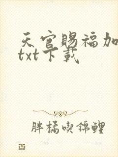 天官赐福加番外txt下载