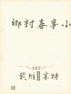 乡村春事小说封面