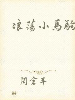 浪荡小马驹封面