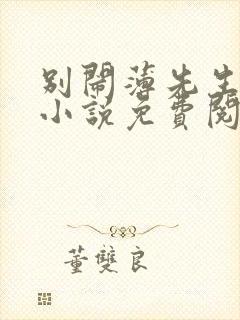 别闹薄先生全本小说免费阅读