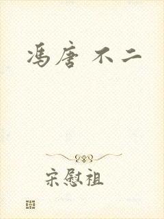 冯唐 不二