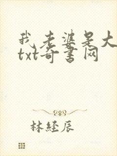 我老婆是大明星txt奇书网