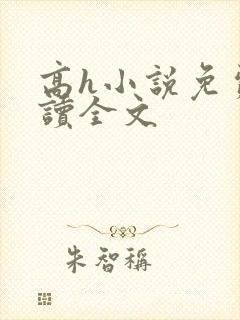 高h小说免费阅读全文
