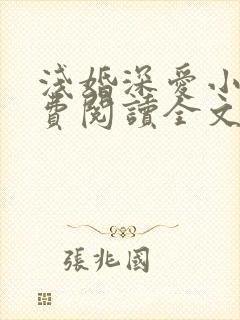 浅婚深爱小说免费阅读全文