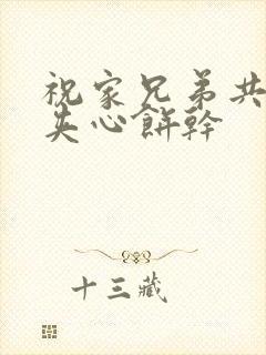 祝家兄弟共享后夹心饼干