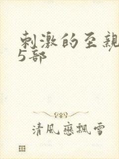 刺激的至亲乱45部封面