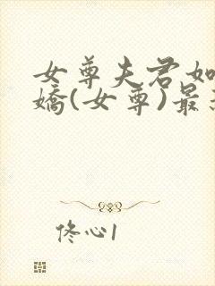 女尊夫君如此多娇(女尊)最新章节更新封面