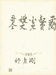 哥嫂小叔子小说全文免费阅读