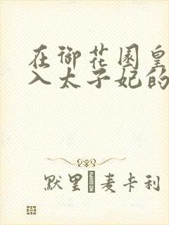 在御花园皇上进入太子妃的小说