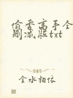偷香高手全文无删减版txt封面