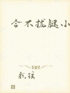 合不拢腿小说封面