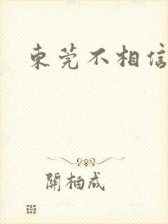 东莞不相信眼泪