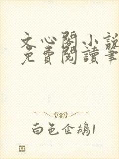 文心阁小说全文免费阅读笔趣阁