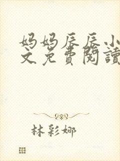 妈妈辰辰小说全文免费阅读
