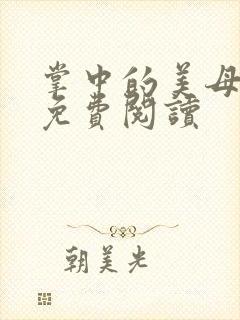 掌中的美母小说免费阅读