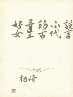 好看的小说推荐女生古代言情封面