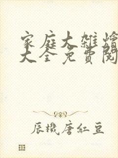 家庭大杂烩小说大全免费阅读