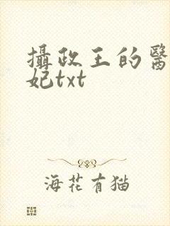 摄政王的医品狂妃txt封面
