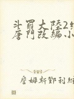 斗罗大陆2绝世唐门改编小说