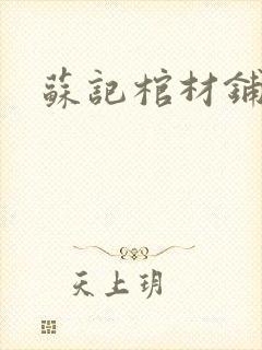 苏记棺材铺
