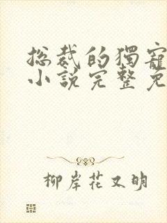总裁的独宠甜妻小说完整免费