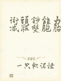 街头钞能力无删减版双胞胎