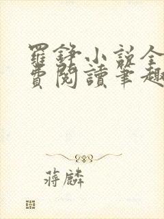 罗铮小说全文免费阅读笔趣阁封面