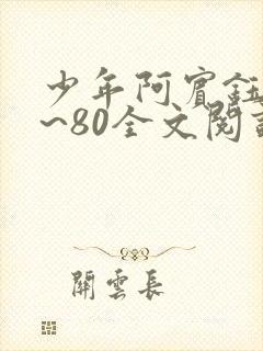 少年阿宾钰慧1~80全文阅读目录