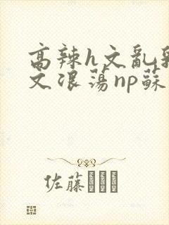 高辣h文乱乳h文浪荡np苏夏封面
