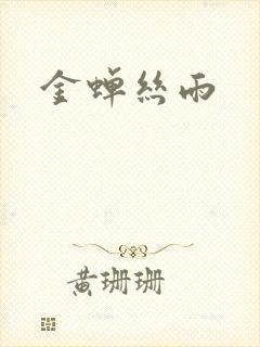金蝉丝雨封面