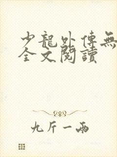 少龙外传无删减全文阅读