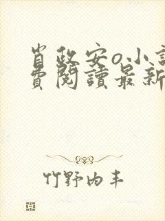 肖政安o小说免费阅读最新章节更新时间封面