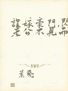 误嫁豪门,闪婚老公不见面全文阅读封面