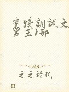 实践训诫文(双男主)部