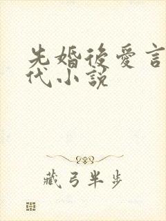 先婚后爱言情现代小说