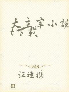 大主宰小说txt下载